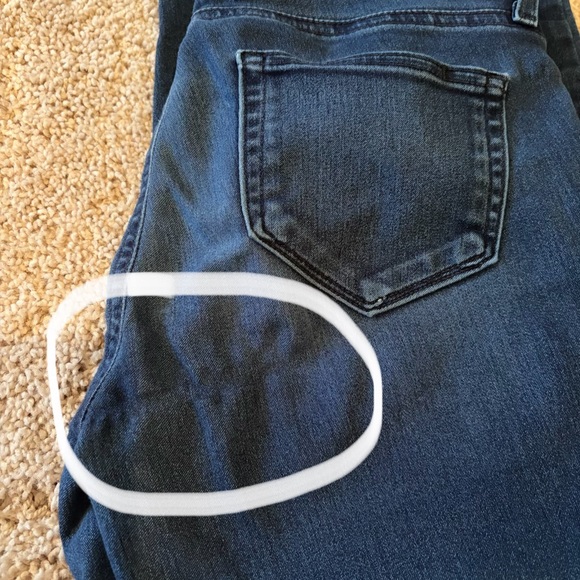 Women’s PAIGE Verdugo Ankle Jeans - dark blue- size 26 FLAW - Picture 7 of 12